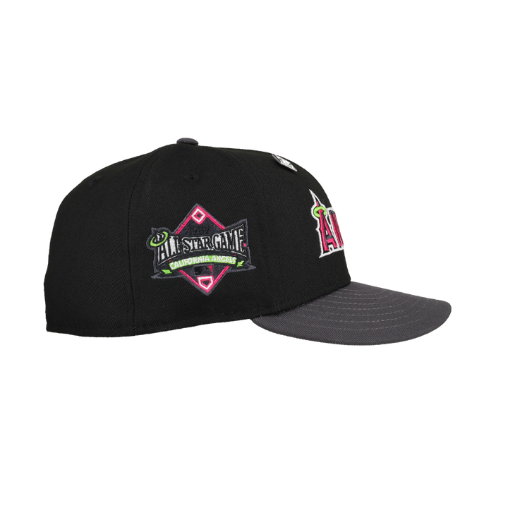 Anaheim Angels 1989 All Star Game Script Graphite/Black 59Fifty Fitted Hat