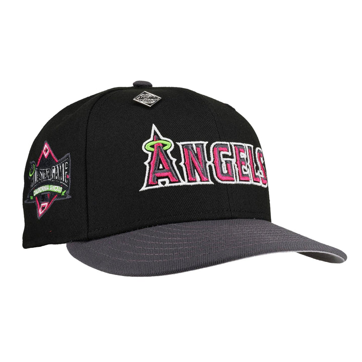 Anaheim Angels 1989 All Star Game Script Graphite/Black 59Fifty Fitted Hat