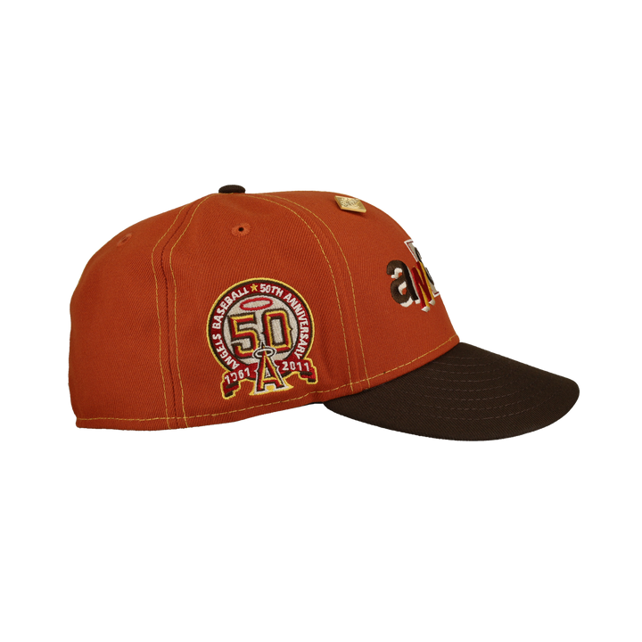 Anaheim Angels 50th Season "Fall Split" 59Fifty Fitted Hat