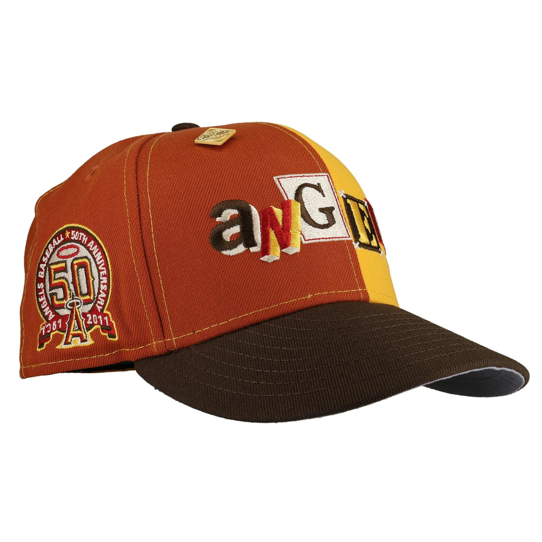 Anaheim Angels 50th Season "Fall Split" 59Fifty Fitted Hat
