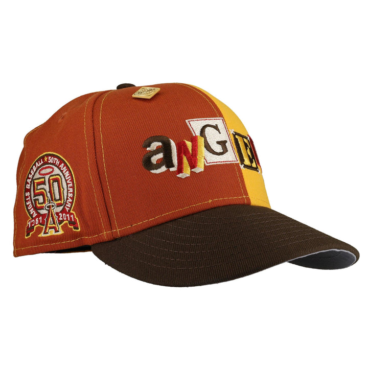 Anaheim Angels 50th Season "Fall Split" 59Fifty Fitted Hat