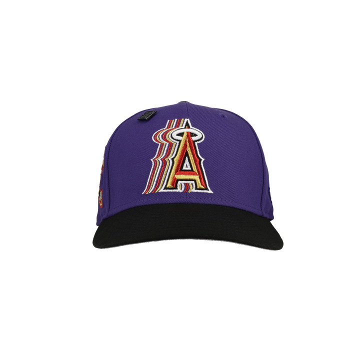 Anaheim Angels Trippy American/National Patch 59Fifty Fitted Hat