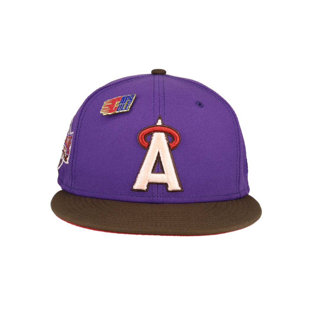 California Angels Nitro Purple 1989 All Star Game Fitted Hat