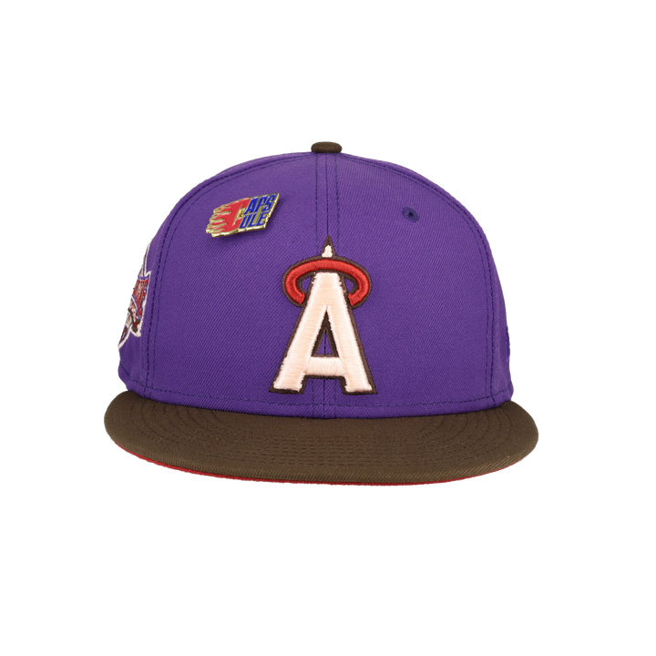 California Angels Nitro Purple 1989 All Star Game Fitted Hat