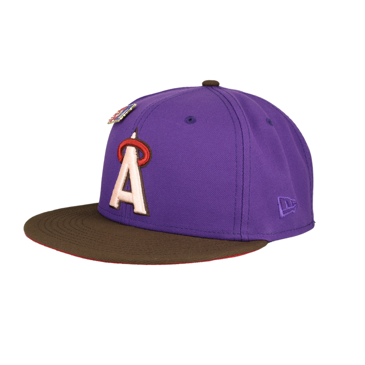 California Angels Nitro Purple 1989 All Star Game Fitted Hat