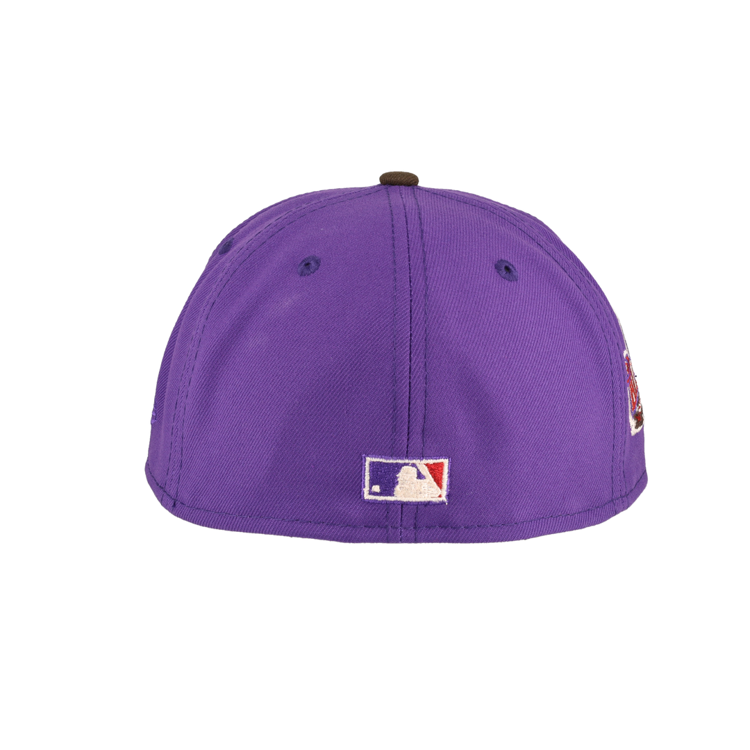 California Angels Nitro Purple 1989 All Star Game Fitted Hat