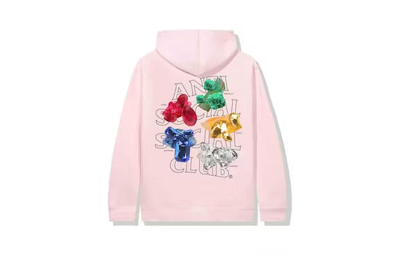 Anti Social Social Club Bussin Hoodie Pink