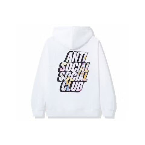 Anti Social Social Club Drop A Pin Hoodie White