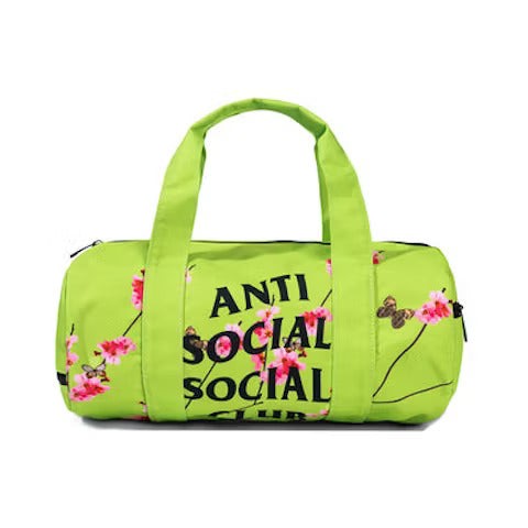 Anti Social Social Club Kkotch Side Duffel Bag Neon