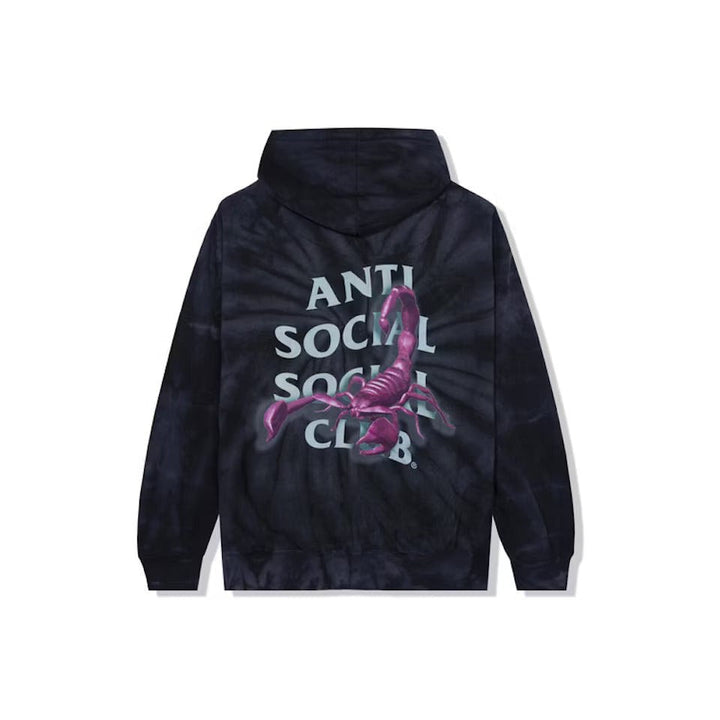 Anti Social Social Club Moodsting Hoodie Black Tie Dye
