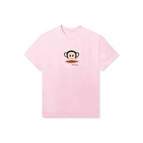 Anti Social Social Club x Paul Frank Youth Logo Tee Pink