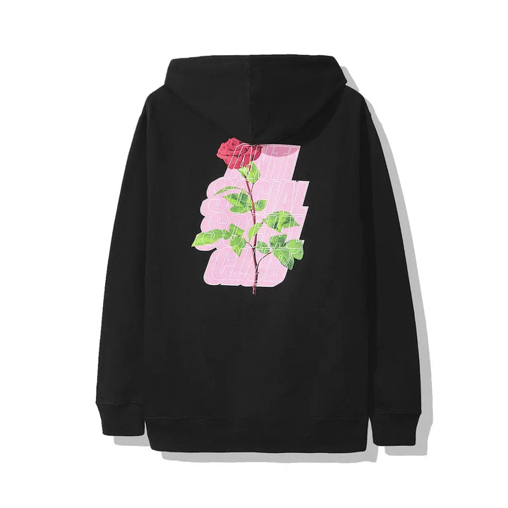 Anti Social Social Club Blocked Logo Plant Me Black Hoodie