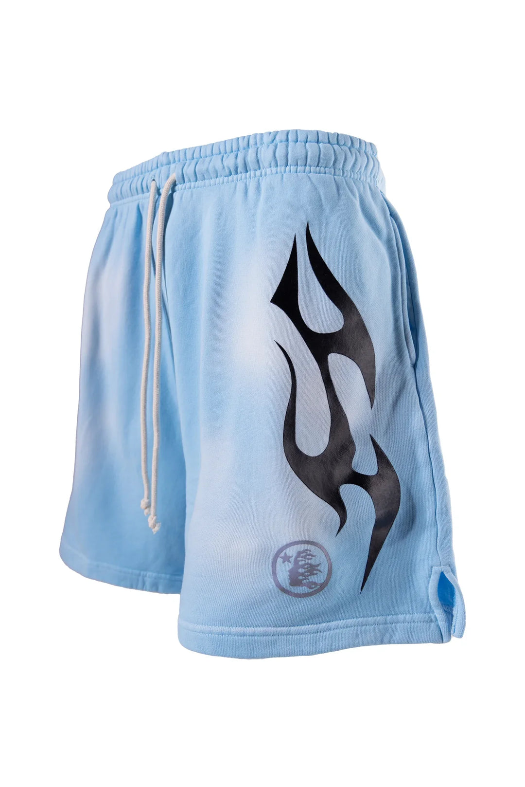 Hellstar Studios Flame Shorts Blue