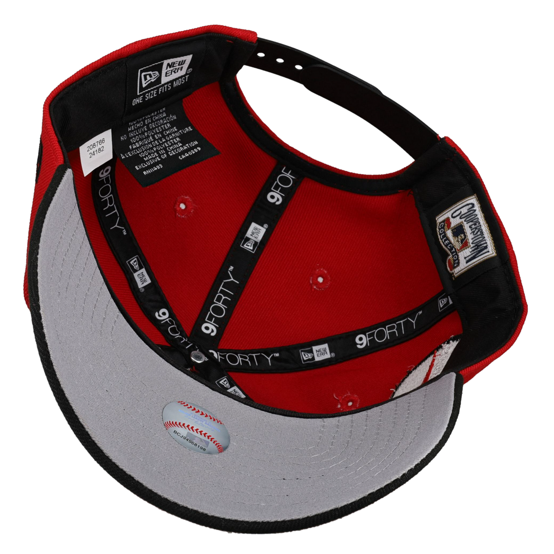 Houston Astros 9Forty A Frame Snapback Hat (Black/Red/Gold)