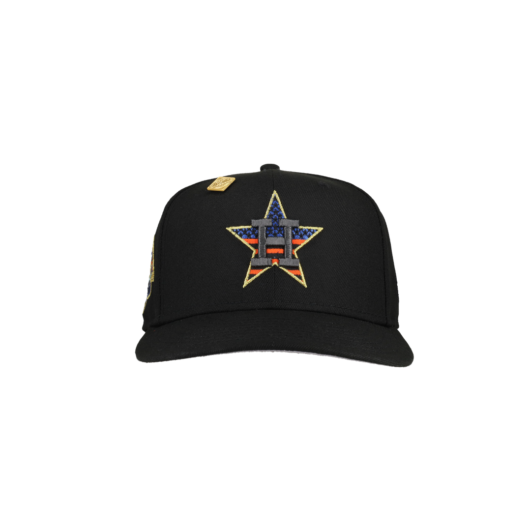 Houston Astros 45th Anniversary Metallic Star 59Fifty Fitted Hat