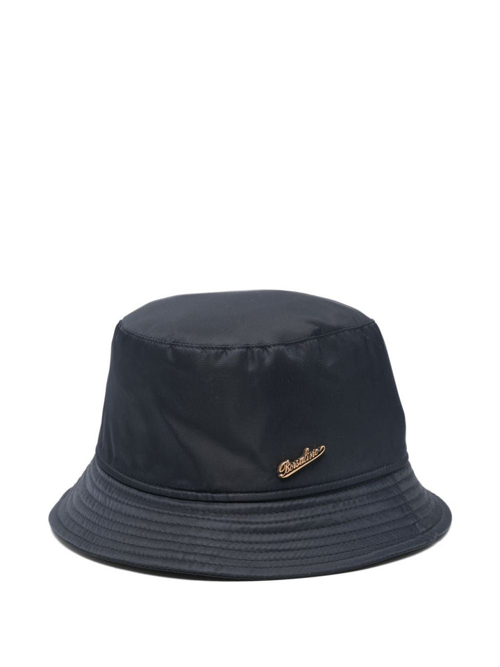 BORSALINO Rain Bucket Hat with Ribbed Detail