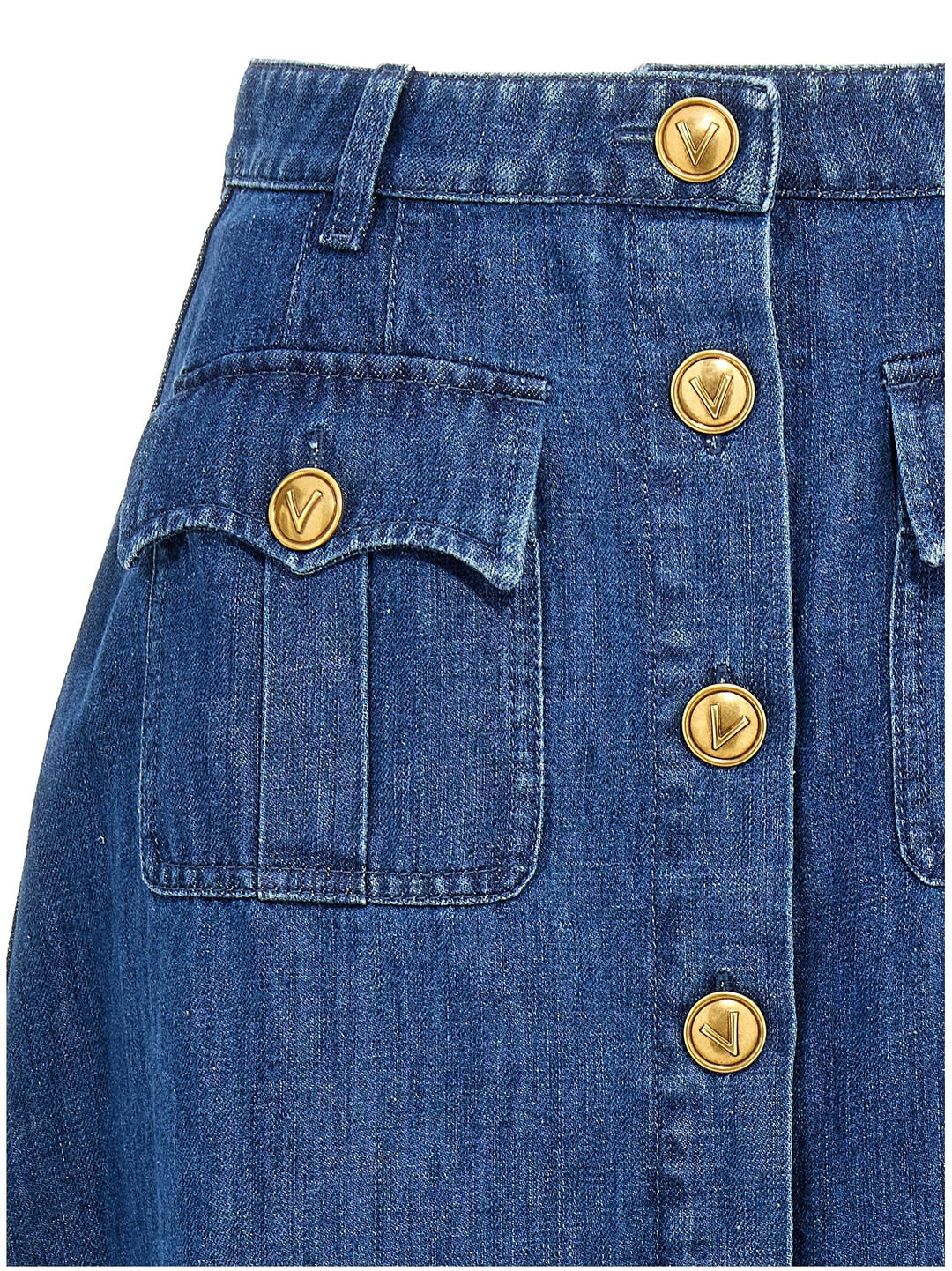 Valentino Garavani Women Valentino Garavani Denim Skirt