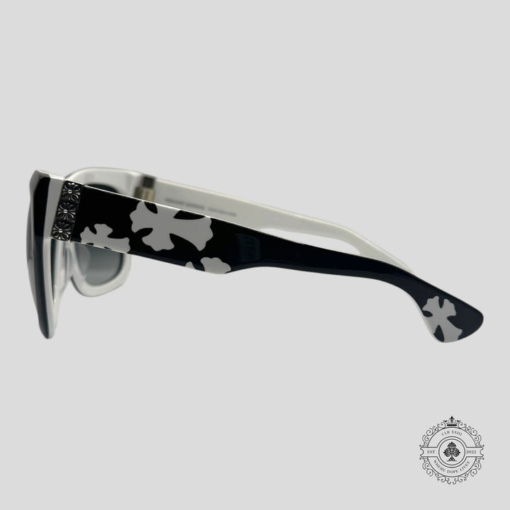 Chrome Hearts Slhore Sunglasses in Black/White