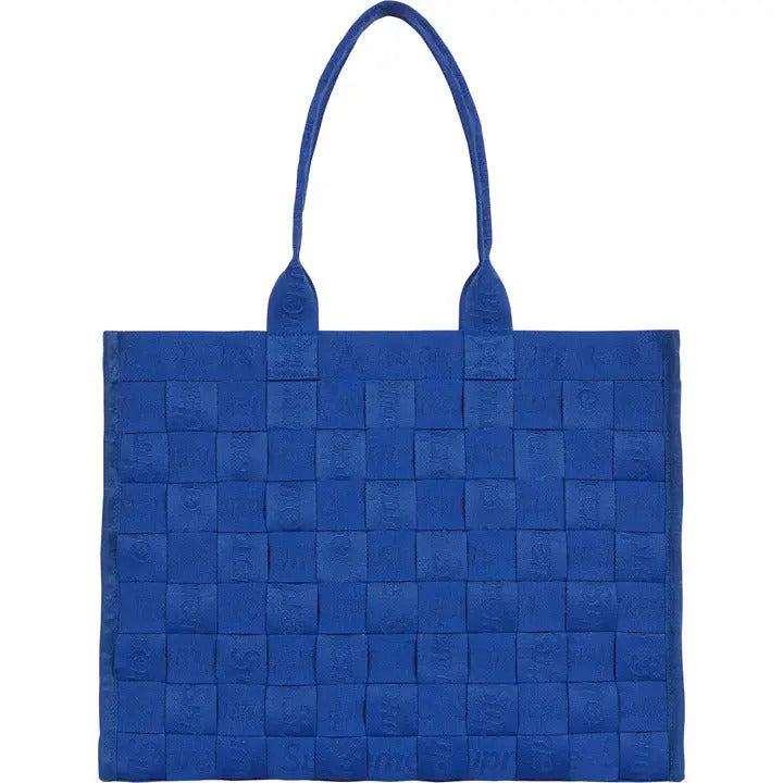 Supreme Woven Tote Royal Blue