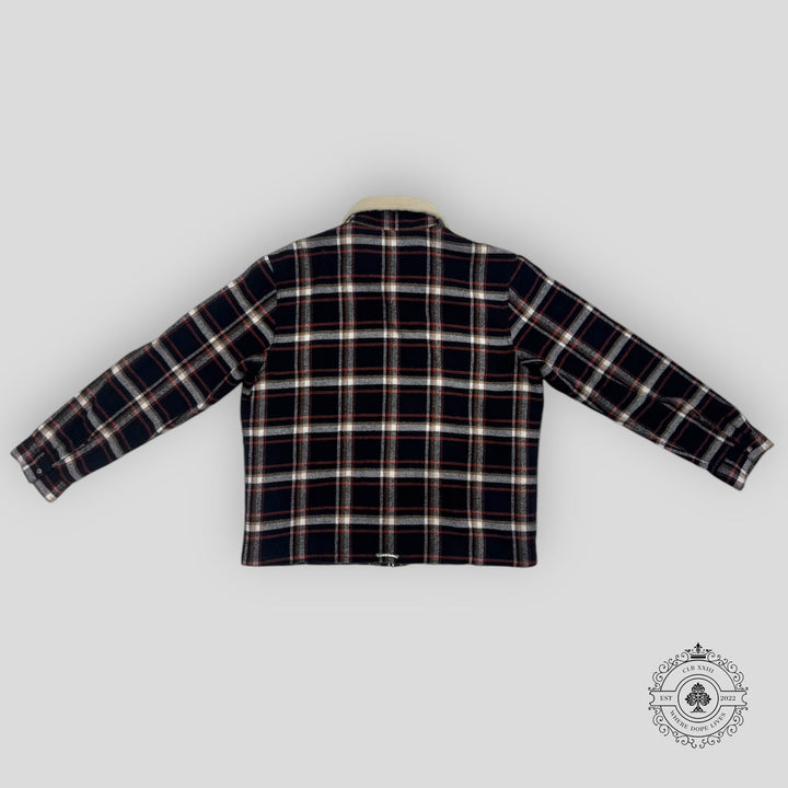 Chrome Hearts Shearling Collar Zip-up Jacket