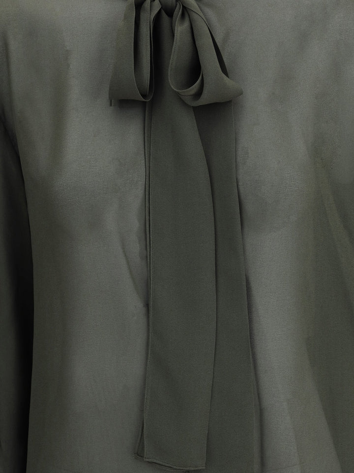 Alaïa Women Lavallière Neckline Blouse