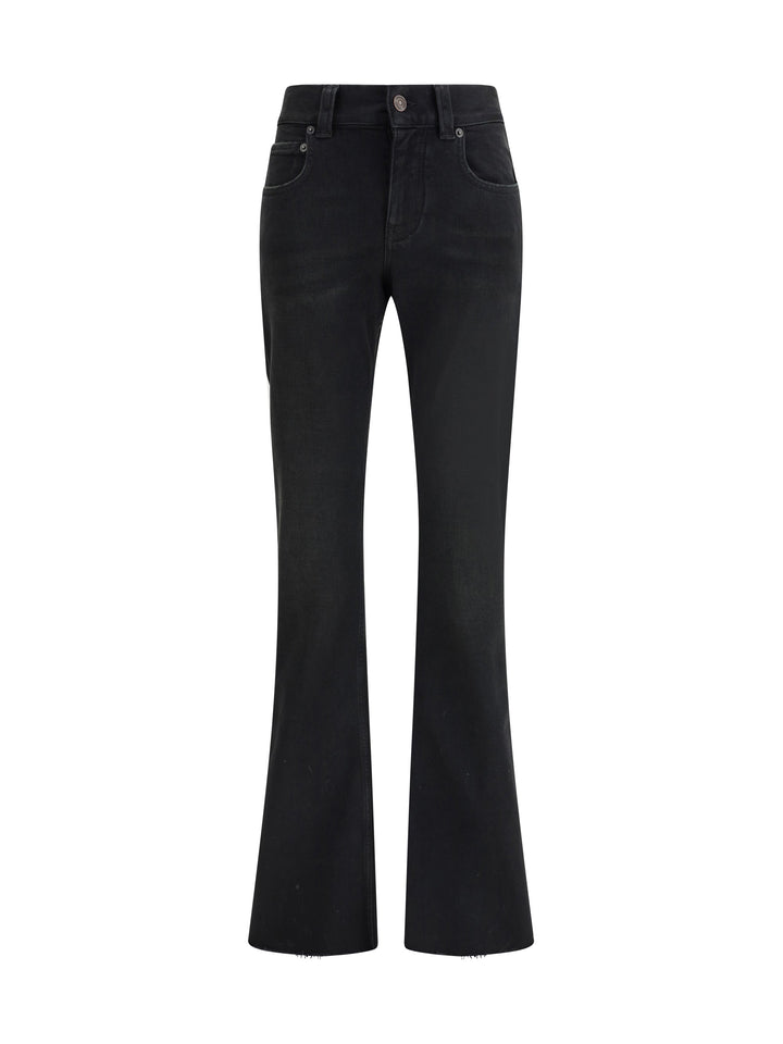 Balenciaga Women Slim Bootcut Jeans