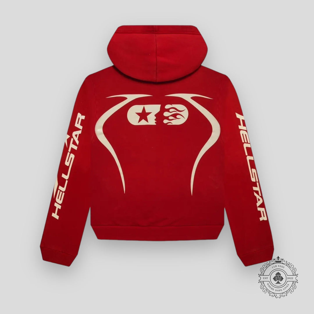 Hellstar Sports Hoodie in Red