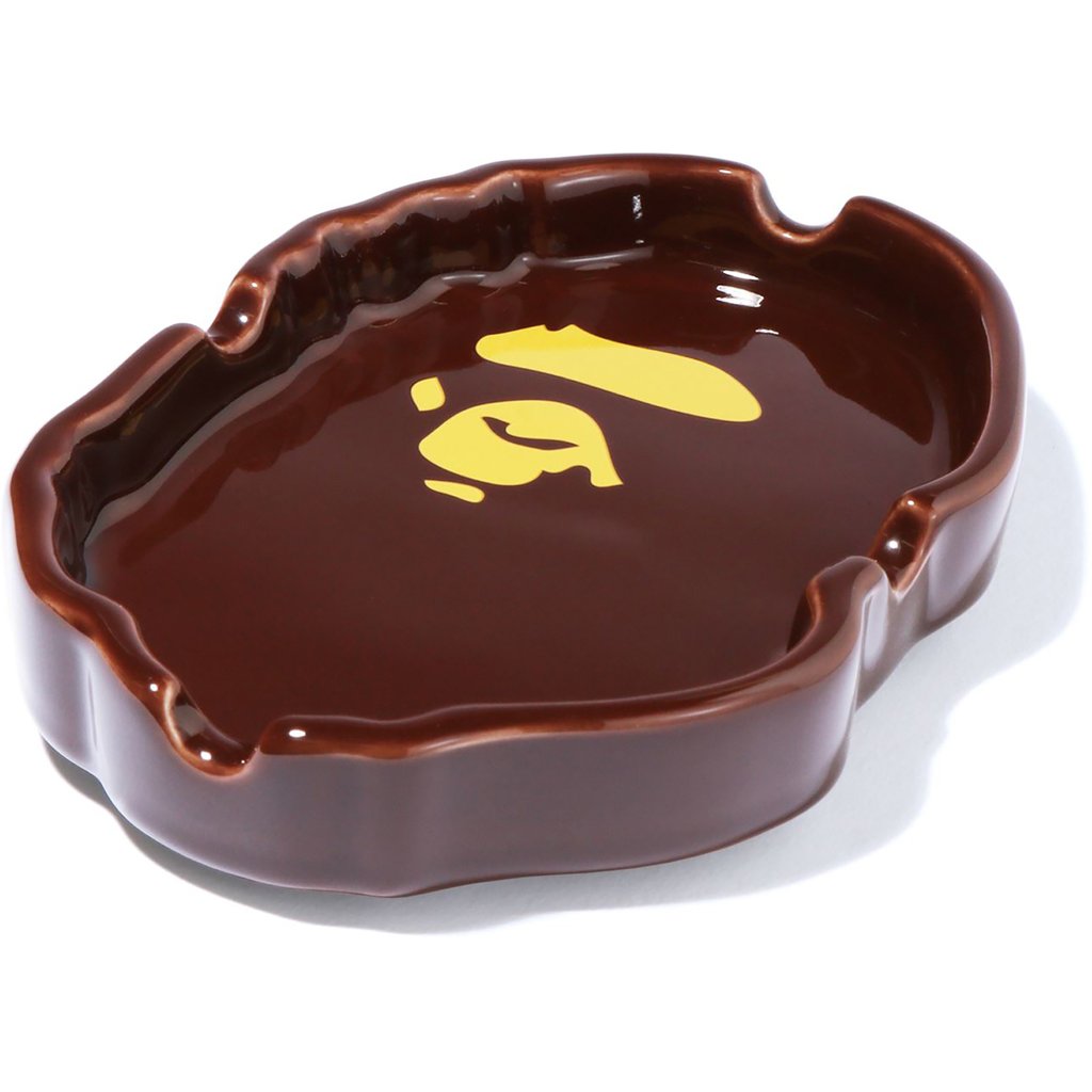 BAPE Ape Head Ashtray (FW20) Brown
