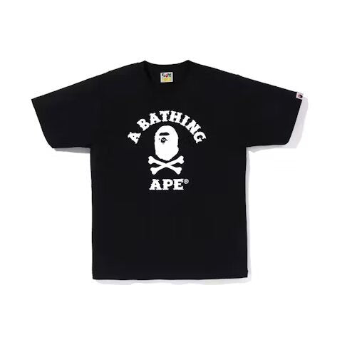 BAPE Captain Ape Crossbone Tee Black