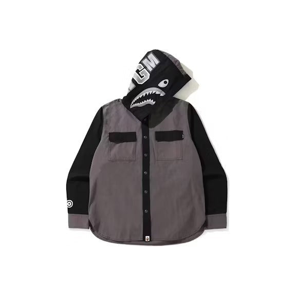 BAPE Shark Hoodie Shirt Black