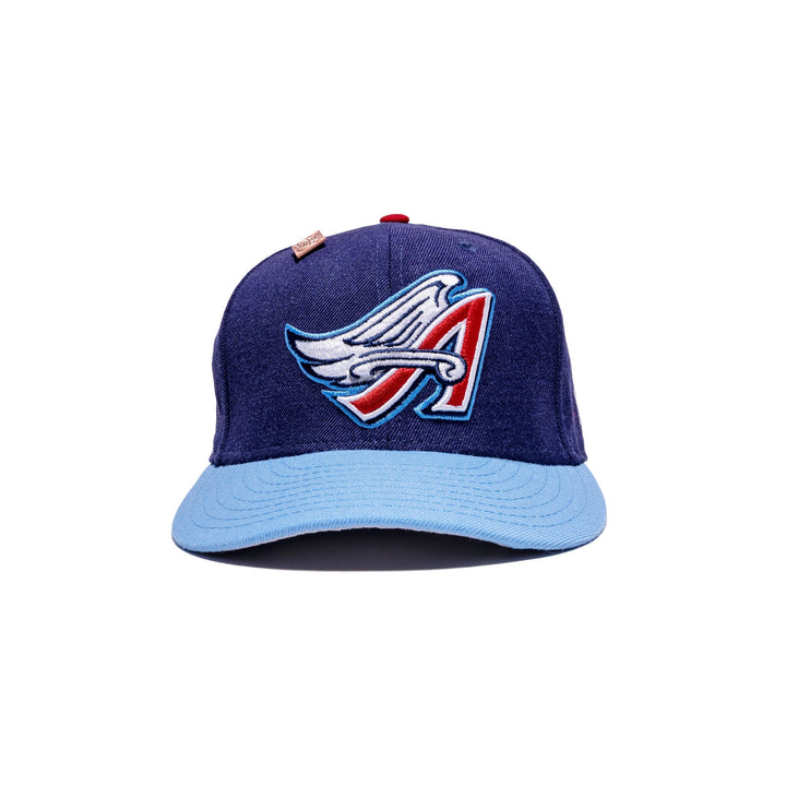 Anaheim Angels 1997 Cooperstown Basics Blue / Grey Fitted Hat