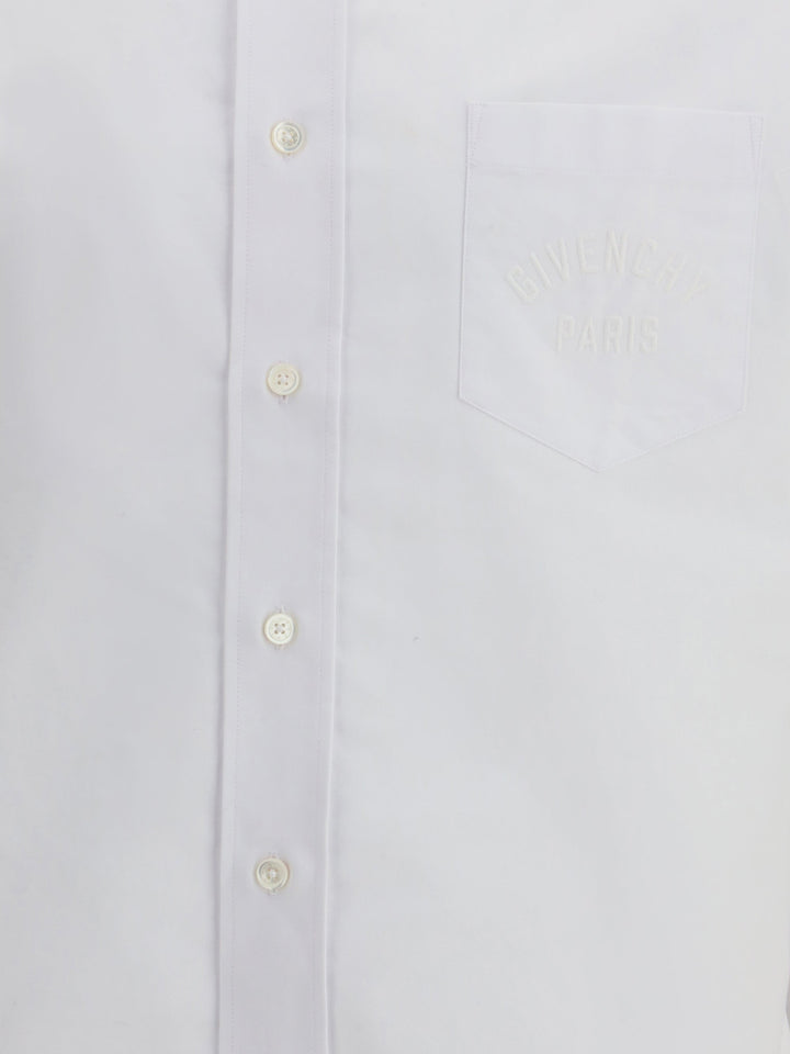 Givenchy Men Embroidered Pocket Shirt