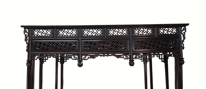 Authentic Rare 19th Antique Chinese Canopy Bed