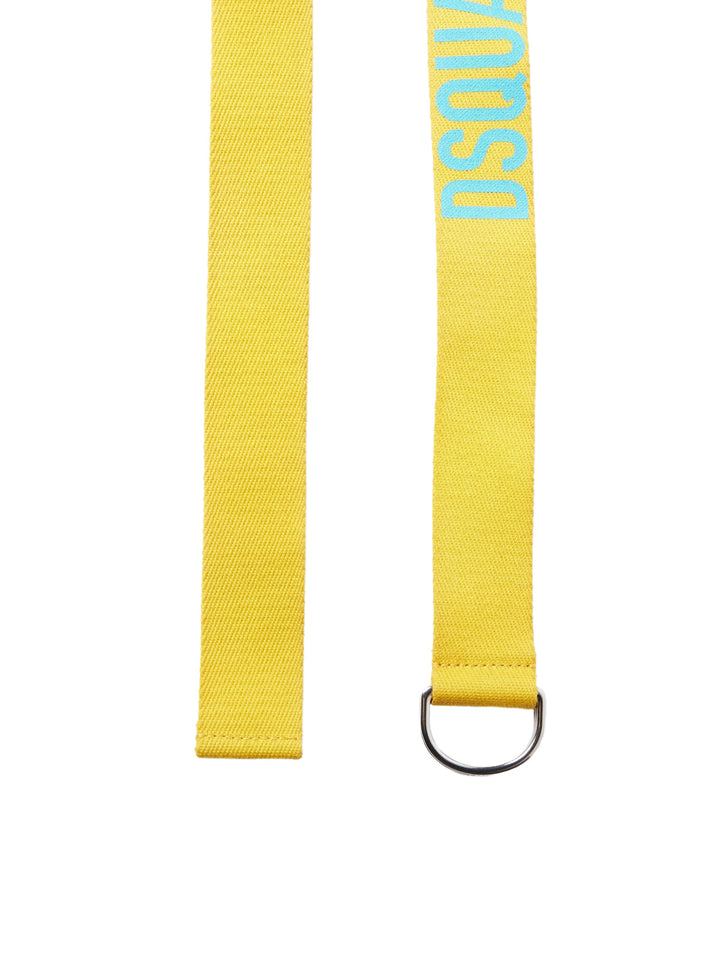 DSQUARED2 One Life One Planet Logo Tape Belt - 4 cm Width