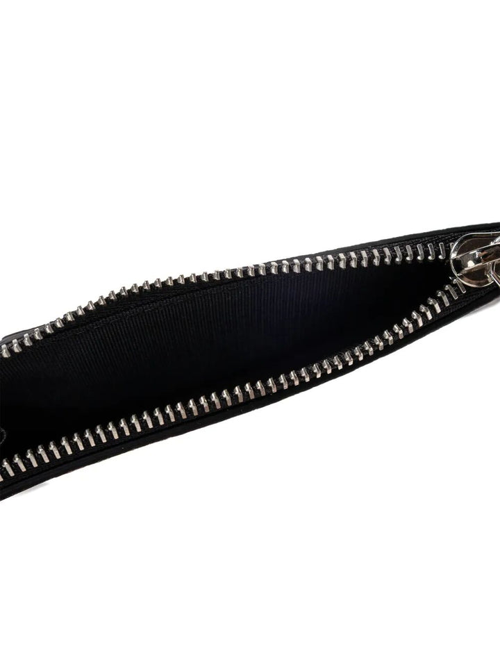 GIVENCHY Mini Grain Leather Card Holder with Zip - SS26