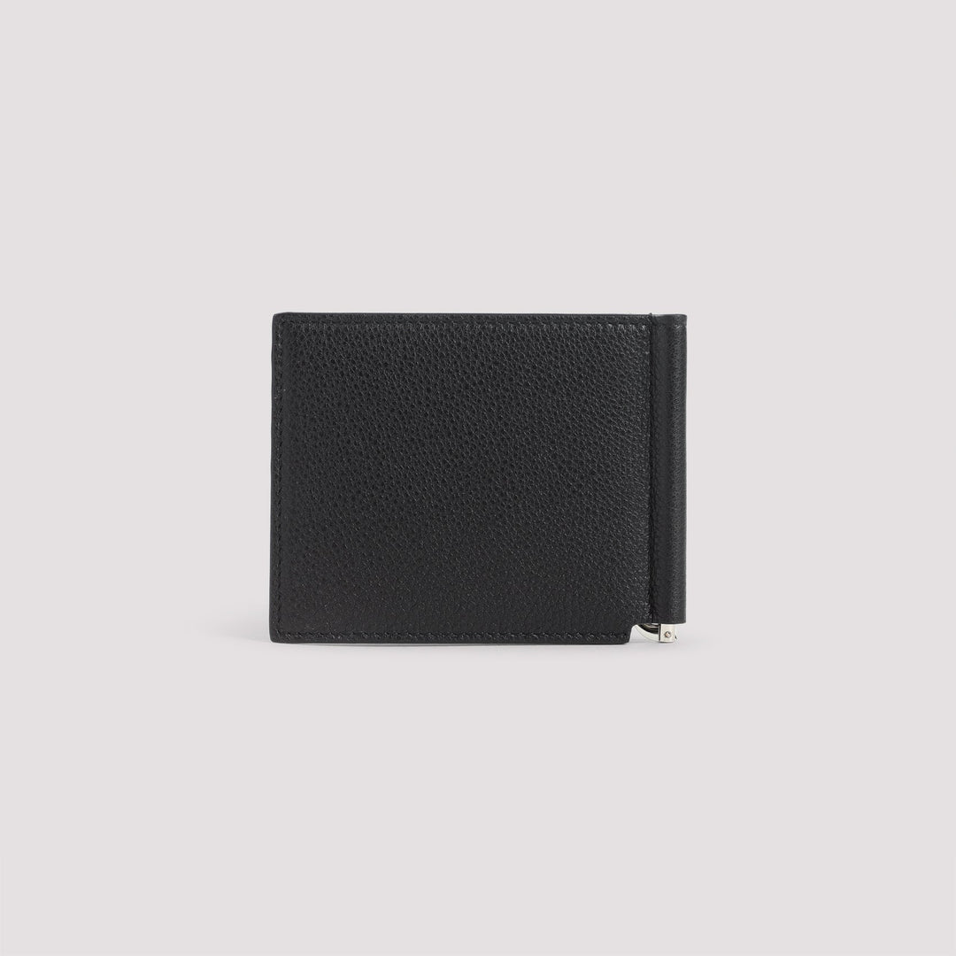 GIVENCHY 100% Leather Mini Bill Clip Wallet