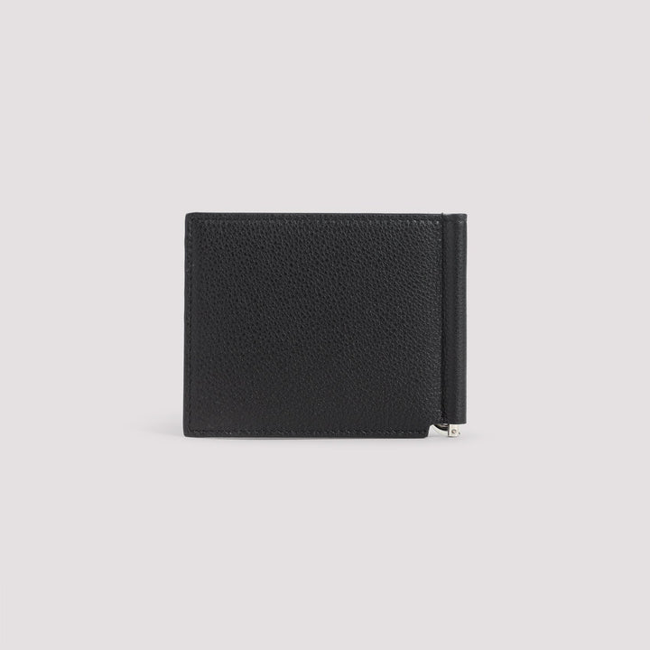GIVENCHY 100% Leather Mini Bill Clip Wallet