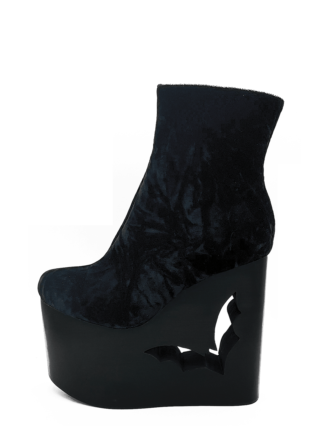 View details for Deadwood Black Velvet Wedge Boot Deadwood Black Velvet Wedge Boot