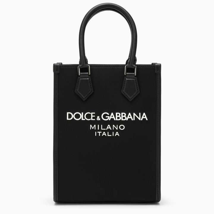 Dolce&amp;Gabbana Small Black Nylon Bag With Logo