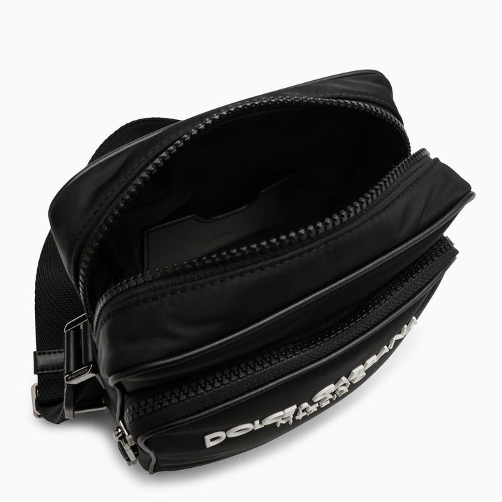 Dolce&amp;Gabbana Black Messenger Bag In Nylon