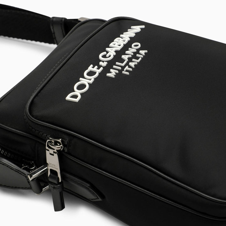 Dolce&amp;Gabbana Black Messenger Bag In Nylon