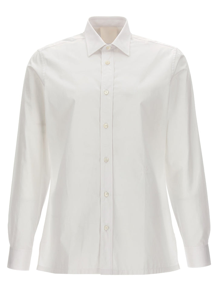 Givenchy Men Logo Embroidery Shirt