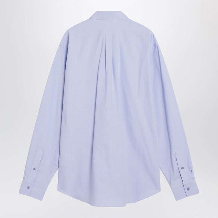 Givenchy Light Blue Button-Down Shirt In Cotton Men