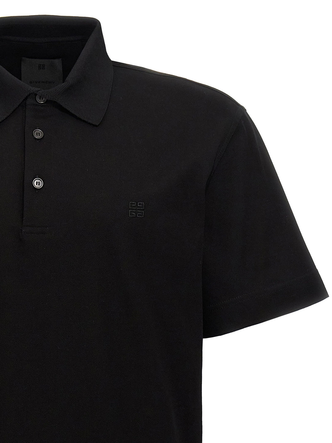 Givenchy Men Logo Embroidery Polo Shirt