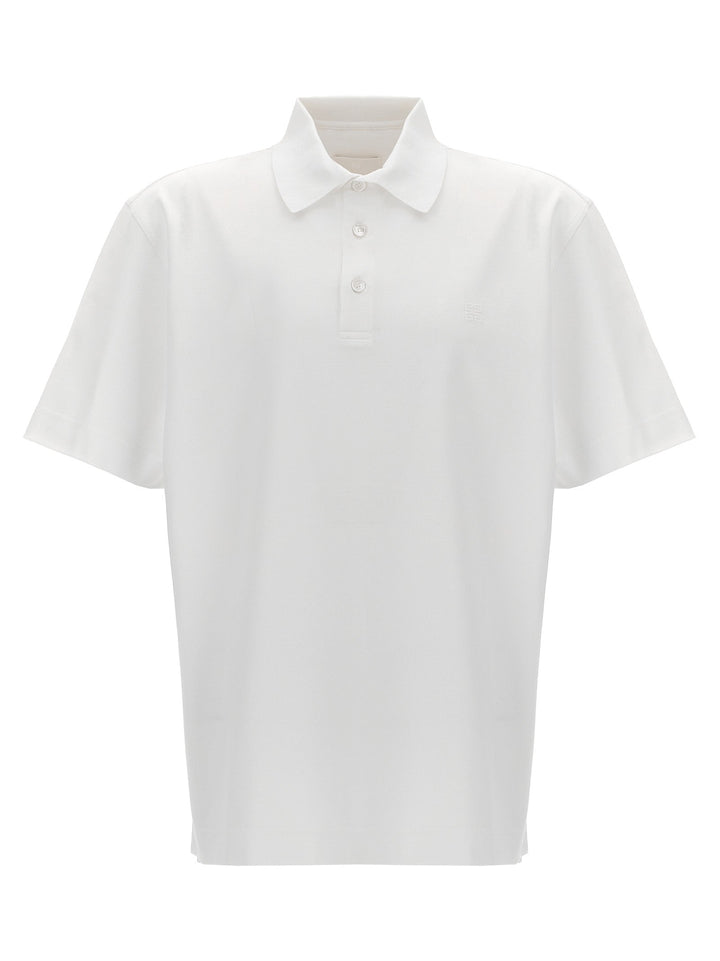 Givenchy Men Logo Embroidery Polo Shirt