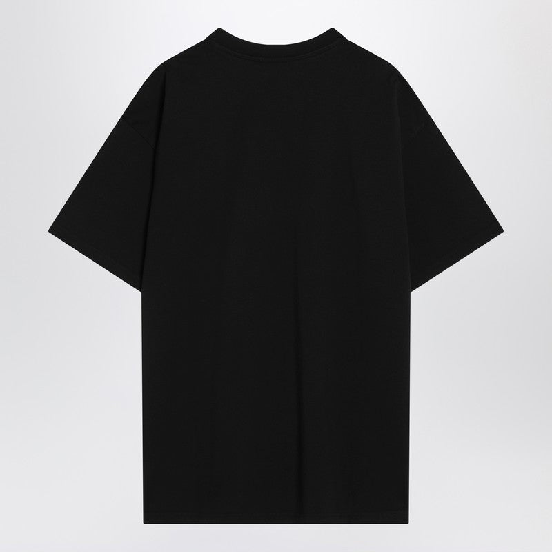 Givenchy Black Cotton T-Shirt With Logo Men