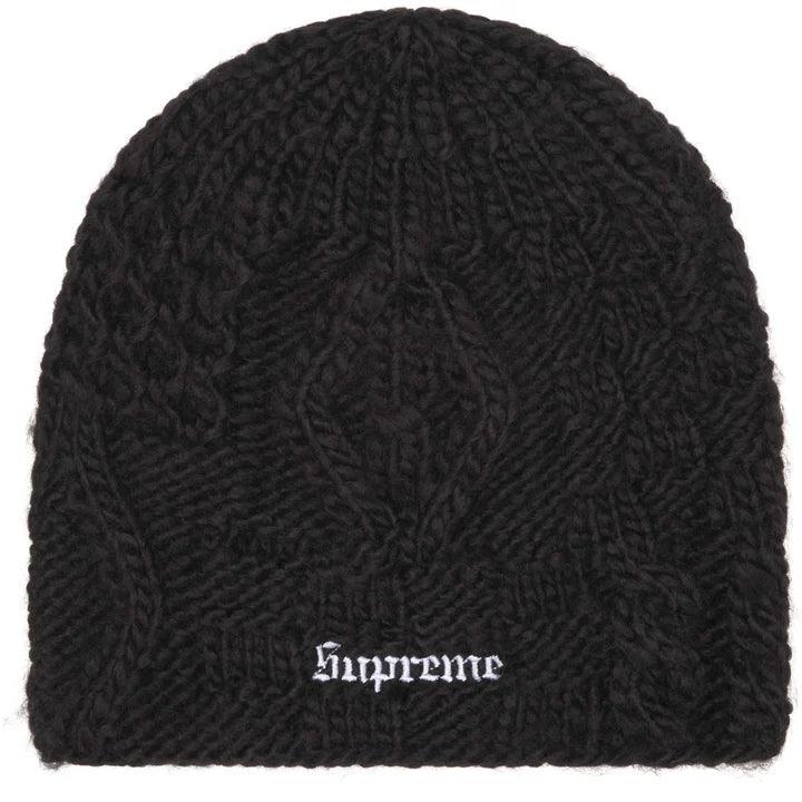 Supreme Block Knit Beanie Black