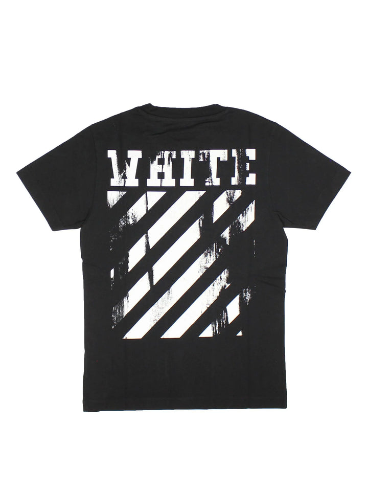 Off-White Diag-stripe cotton T-shirt
