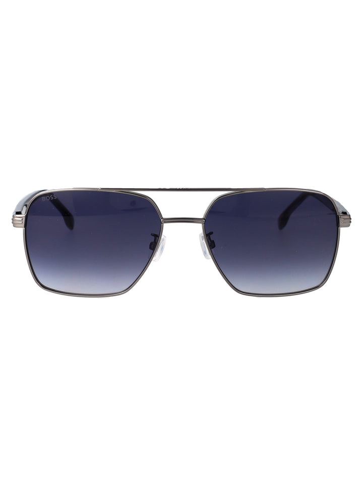 HUGO BOSS Ruthenium Steel Sunglasses for Men