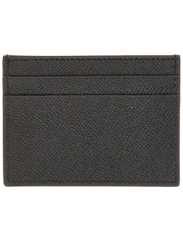 DOLCE &amp; GABBANA Mini Calfskin Card Holder with Four Slots